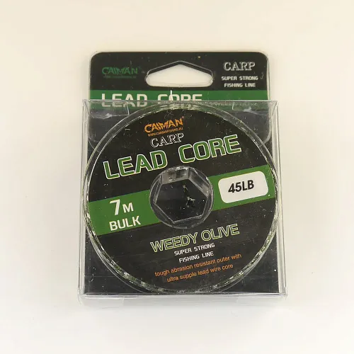 Лидкор Caiman Lead Core 7m 45lbs Dark Green 215854