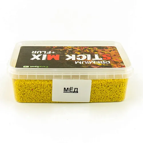 Пеллетс CarpSpot Premium Stick Mix 2 мм 500 г (желтый) Мёд