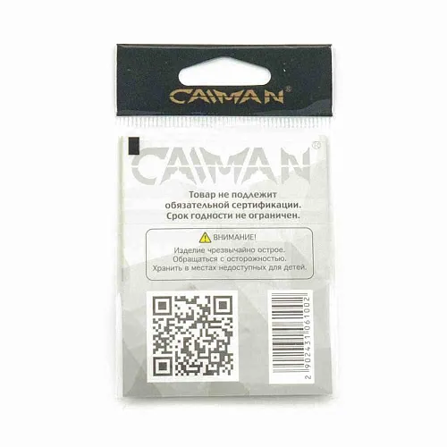 Крючки Caiman Chod Ring Carp Teflon №10