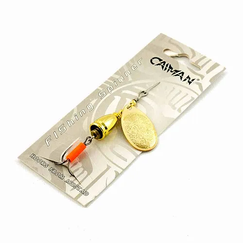 Блесна вращающаяся Caiman Round Accoustic 8гр #3 цвет CA03 (5шт в упак.)