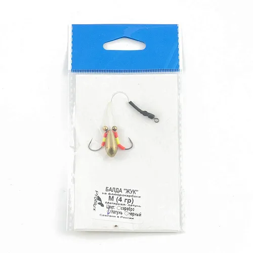 Балда "Жук" М (4 гр) цвет латунь