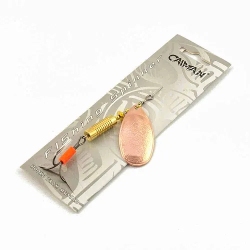 Блесна вращающаяся Caiman Round Classic 12гр #5 цвет CA01 (5шт в упак.)