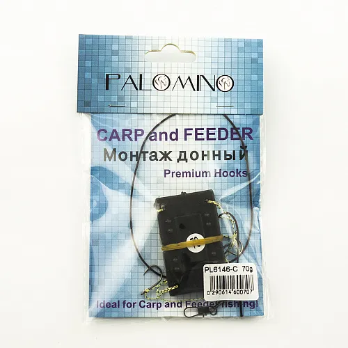 Монтаж-макушатник Palomino PL6146-C - 70g 4 крючка(10 шт в упак)