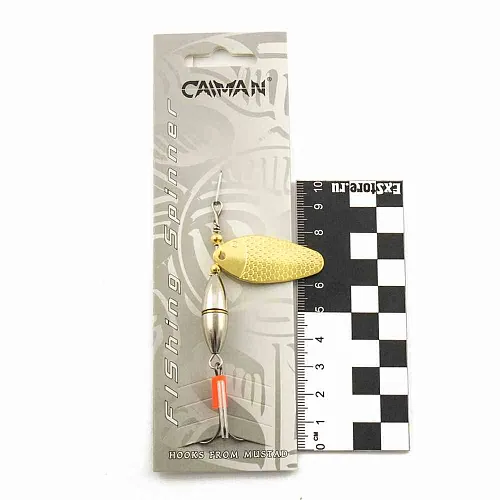 Блесна вращающаяся Caiman Oval core 15гр #5 цвет CA03 (5шт в упак.)