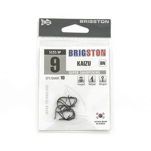 Крючок Brigston Kaizu BN № 9 ( уп. 10 шт.)