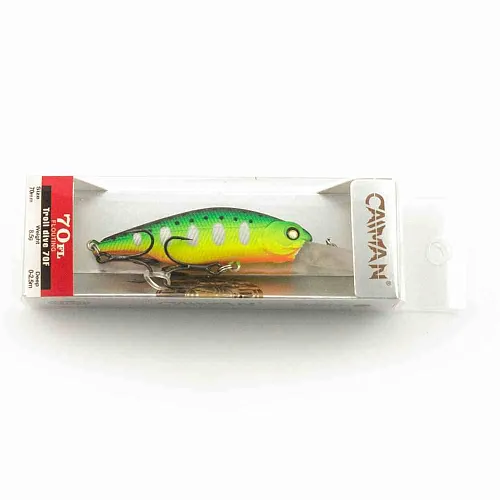 Воблер Caiman Troll dive 70F 8,5g 2,5м цвет СМ323