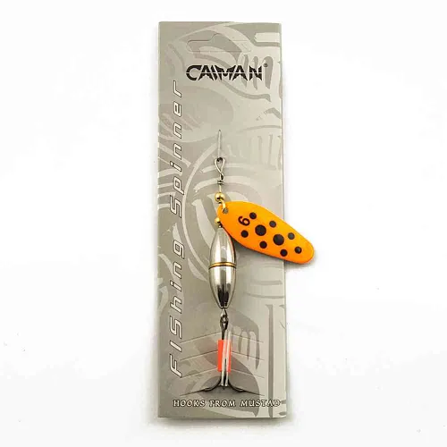 Блесна вращающаяся Caiman Oval core 20гр #6 цвет CA19 (5шт в упак.)