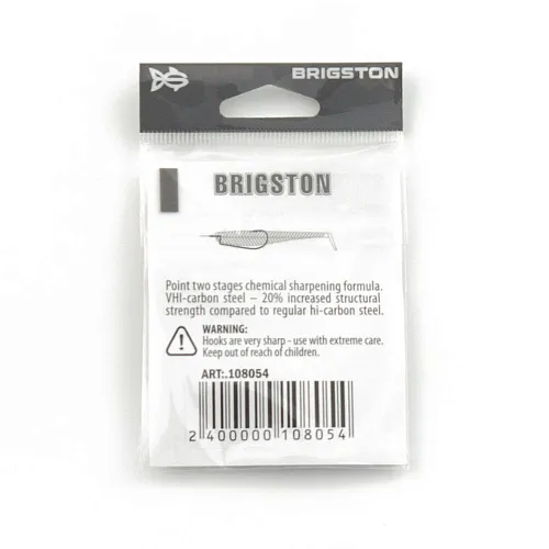 Крючок офсетный Brigston Wide Range Worm BN № 1 ( уп. 8 шт.)