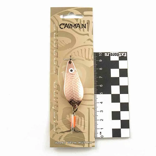 Блесна колеблющаяся Caiman Atom 10гр 5см цвет CN02 (5шт в упак.)