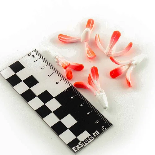 Поплавок зимний Proliv "Ромашка" 3 лепестка 0,7 гр (Красный) отгрузка 0,8-1 гр