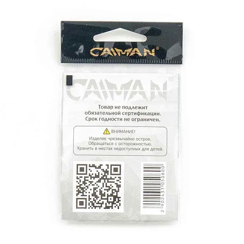 Крючки Caiman Curve Shank Carp (Mugga) Teflon №6 12800