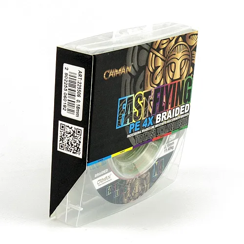 Шнур Caiman Fast flying 4PE 0,18 мм 150 м Multicolor 225506