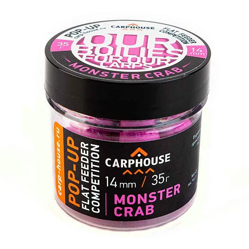 Бойлы Carp House Pop-Up 14 мм Monster crab (банка)