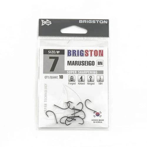 Крючок Brigston Maruseigo - 1 BH BN № 7 ( уп. 10 шт.)