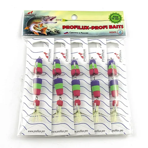 Мандула Profilux "Classic" 2Х цв 08 фиолетовый-зеленый-красный