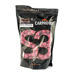 Бойлы Carp House вареные S3 Мотыль розовый 1кг
