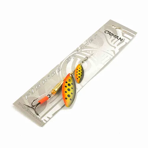 Блесна вращающаяся Caiman Longy Tandem 10гр #3 цвет CA05 (5шт в упак.)