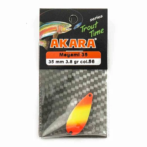 Блесна форелевая колеб. AKARA trout time Megami 35мм 3,8гр цвет 56