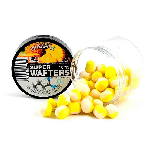 Бойлы нейтральной плавучести (Wafters) GBS Ананас-масляная кислота 10х13мм