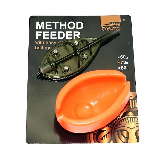 Кормушка Caiman с формой Method Feeder & Mould L 70g 186374 