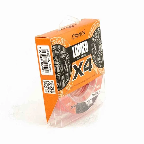 Шнур Caiman Lumen 100м 0,40мм оранжевый