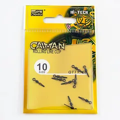 Вертлюг Caiman 216026 Black mat #10 10шт/уп 