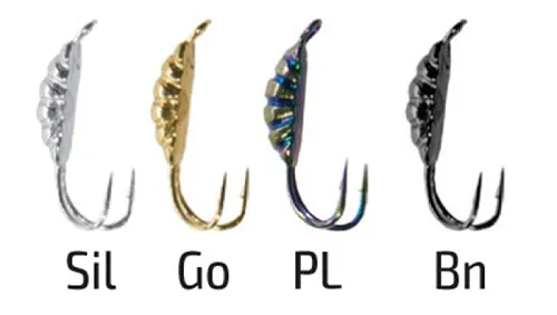 Мормышка вольфрамовая Spider Опарыш с ушком 3,0 мм 0,46 гр 131P фосфорн