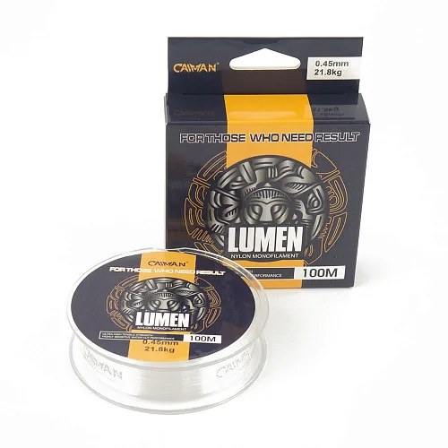 Леска Caiman Lumen 100м 0,45 мм прозрачная
