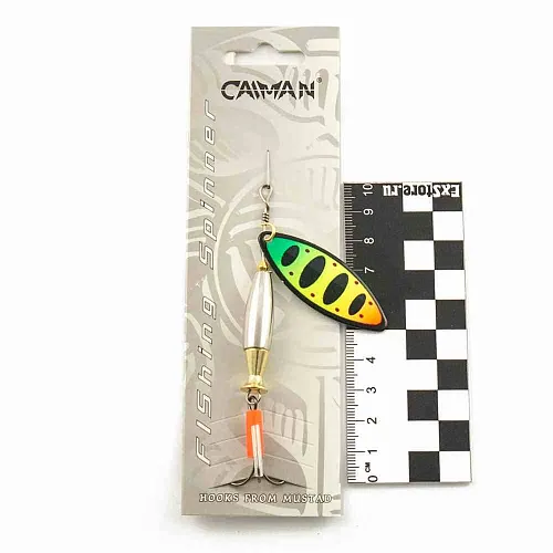 Блесна вращающаяся Caiman Longy Heavy 24гр #3 цвет CA24 (5шт в упак.)
