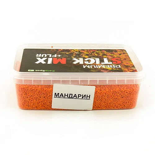 Пеллетс CarpSpot Premium Stick Mix 2 мм 500 г (оранжевый) Мандарин