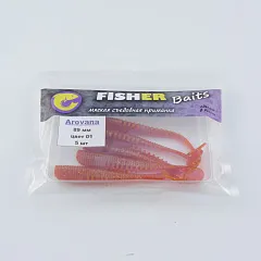 Виброхвост FISHER BAITS Arovana 89мм цвет 01 (уп. 5шт)