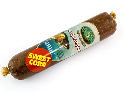 Прикормка колбасная (Паста фидерная) ФИШ ГАРМОНИЯ (кукуруза) (28 шт в упак.)