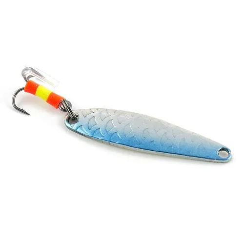 Блесна зимняя Profilux Окуневая 2,5гр цв. 08 серебро голубая чешуя