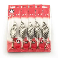 Блесна колеблющаяся HRT(Польша) Alga серебро чешуя матовое 16гр