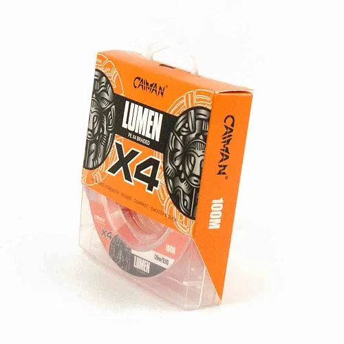 Шнур Caiman Lumen 100м 0,16мм оранжевый