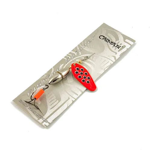 Блесна вращающаяся Caiman Oval core 20гр #6 цвет CA23 (5шт в упак.)