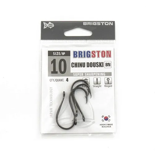 Крючок Brigston Chinu Douski BN № 10 ( уп. 4 шт.)