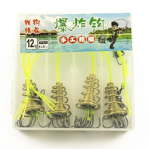 Набор монтажей "соска" Palomino PL6148-B 4 шт (5 крючков) №12