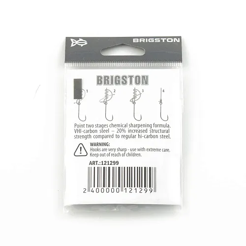 Крючок Brigston Live Bait Com BN 5/0 ( уп. 3 шт.)
