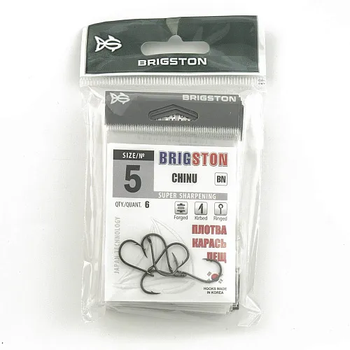 Крючок Brigston Chinu BN №5 ( уп. 6 шт.)