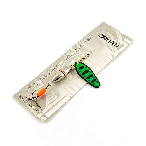 Блесна вращающаяся Caiman Oval core 20гр #6 цвет CA14 (5шт в упак.)