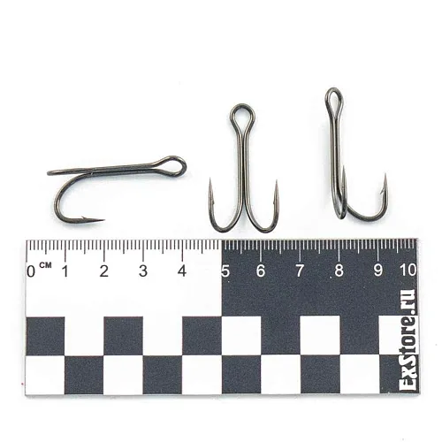 Крючки двойники Caiman Hollow Frog №1/0 (50 шт в упак.) 10201