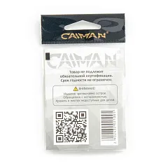 Крючки офсетные Caiman EWG Teflon №1/0 41901