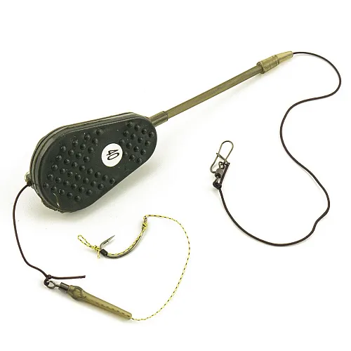 Монтаж Palomino PL6138-C с флэт кормушкой и антизакручивателем - 40g (10 шт в упак)