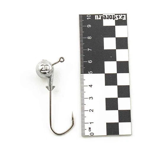 Джиг головка IVVA крючок 5/0 20гр 120 градусов (10 шт. в упак.)