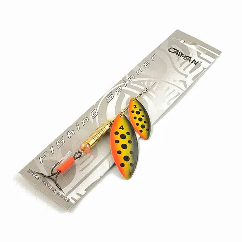 Блесна вращающаяся Caiman Longy Tandem 16гр #4 цвет CA05 (5шт в упак.)