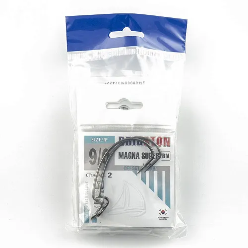Крючок офсетный Brigston Magna Super № 9/0 ( уп. 2 шт.)