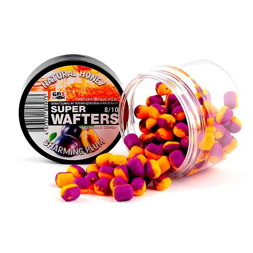 Бойлы нейтральной плавучести (Wafters) GBS Мед-чарующая слива 8х10мм