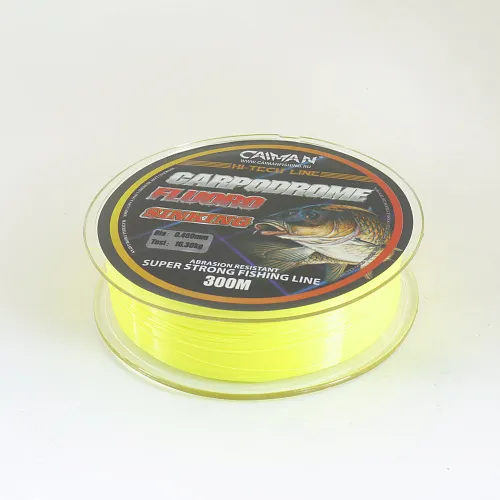 Леска Caiman Carpodrome Fluoro yellow 300м 0,405мм 
