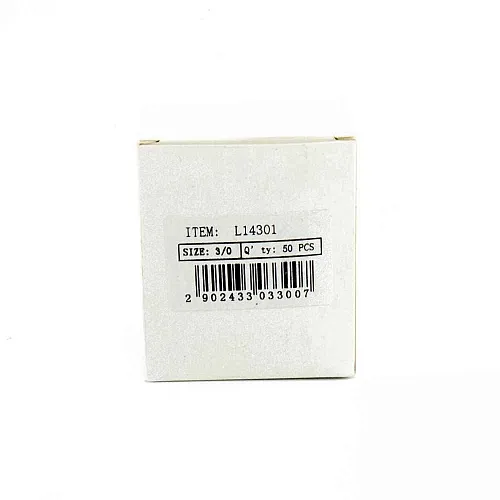 Крючки двойники Caiman Salmon Double up eye hook №3/0 (50 шт в упак) 14301